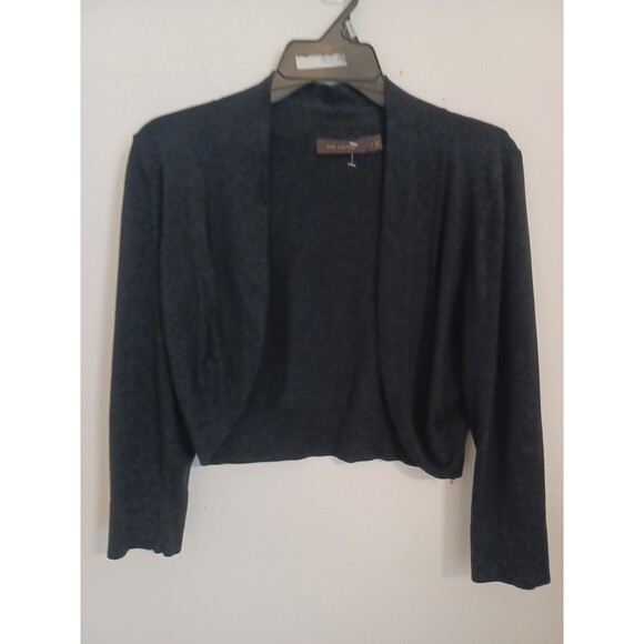 The Limited Cardigan Shrug Sweater Womens Large Black Open Front Lightweight - Picture 2 of 8